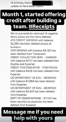 14 negative items deleted across all bureaus